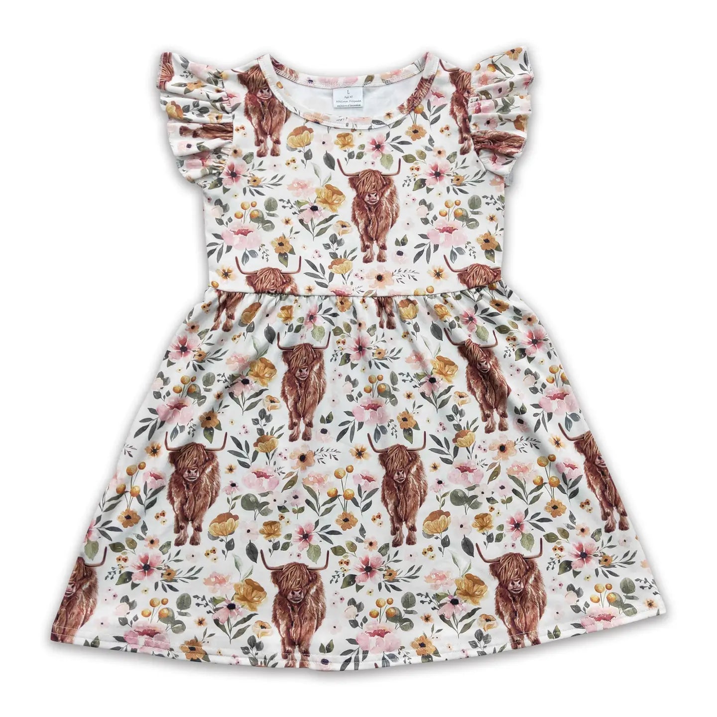 HIGHLAND COW DRESS