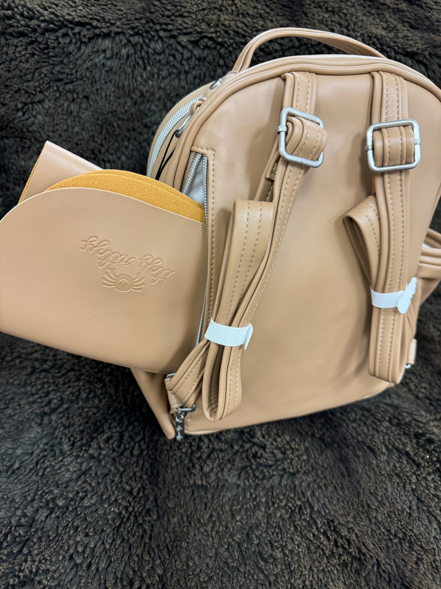 LEATHER DIAPER BAG/BACKPACK