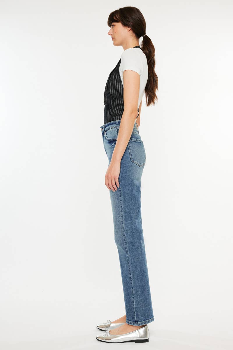 KAN CAN HIGH RISE TRUE STRAIGHT JEANS