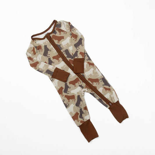NEW Cow Camo™ Baby Bamboo Zippy