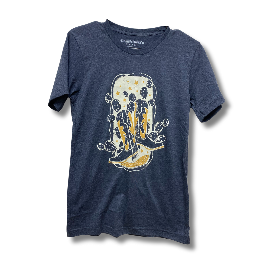 WOMENS KICKIN' BOOTS TEE