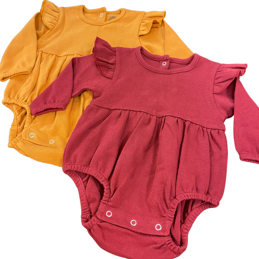 INFANT RUFFLE ONESIE