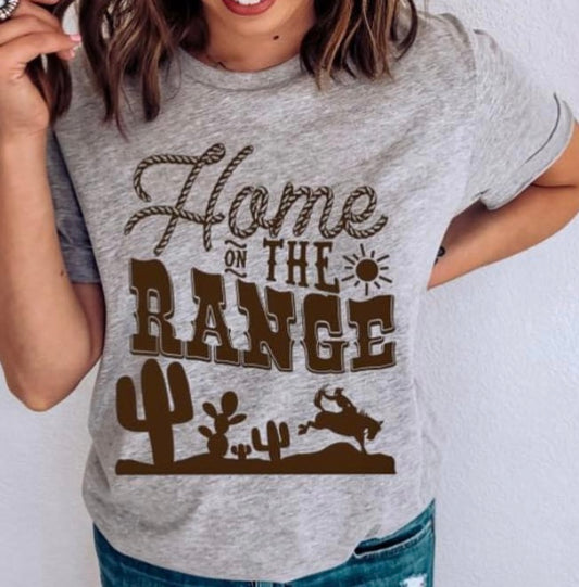 WOMENS HOME ON THE RANGE TEE