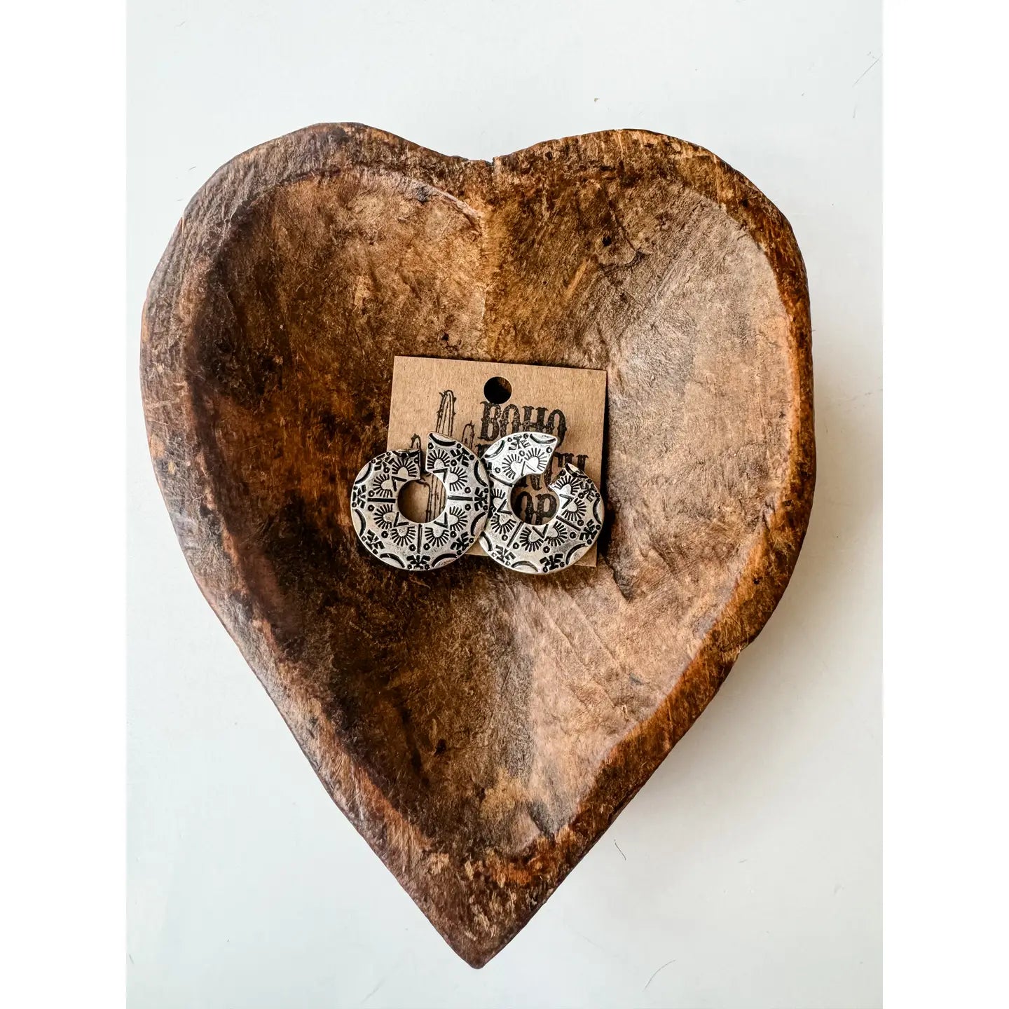 CURVED STUD EARRINGS