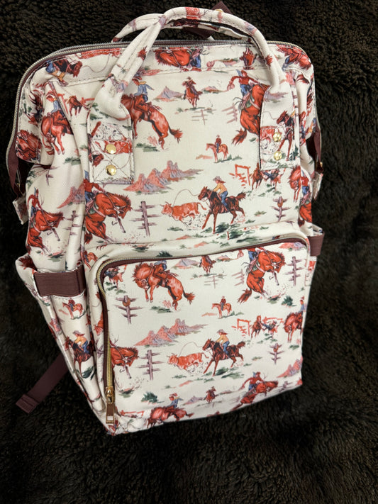 WESTERN DIAPER BAG/BACKPACK