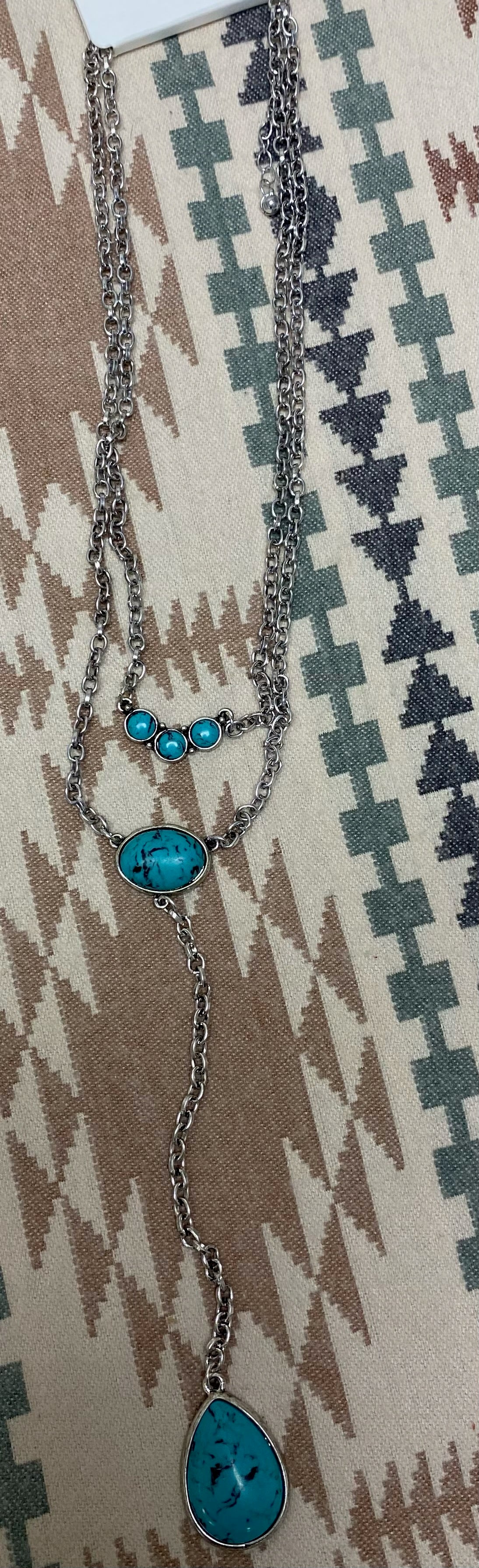 LAYERED TURQUOISE NECKLACE